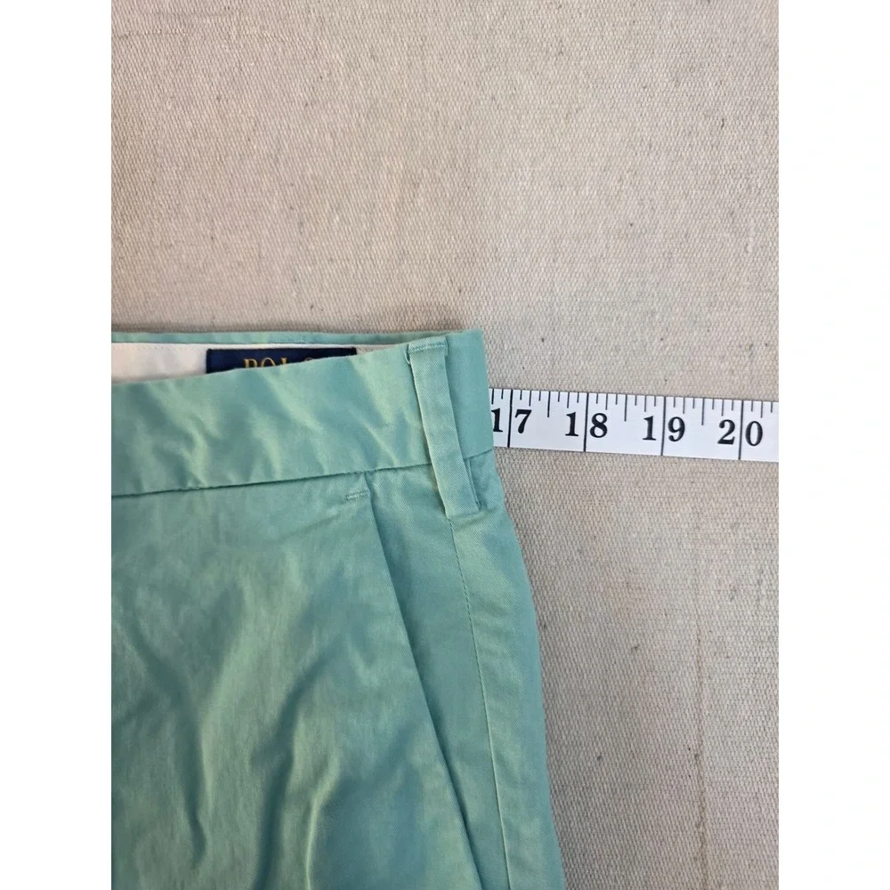 Polo Ralph Lauren Mens 32 Stretch Classic Fit Chino Shorts Seafoam Green Mint‎